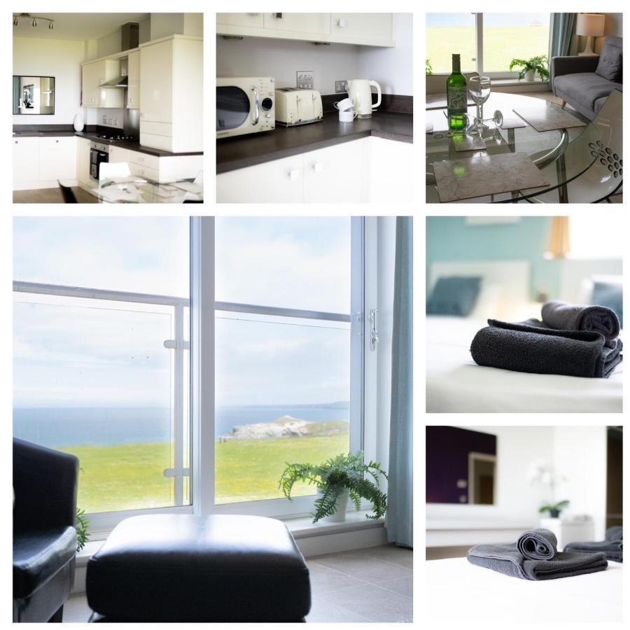 Stunning Sea Views, Luxury Apartment Beaches & Restaurants Are A Short Walk Away New Quay Exteriör bild